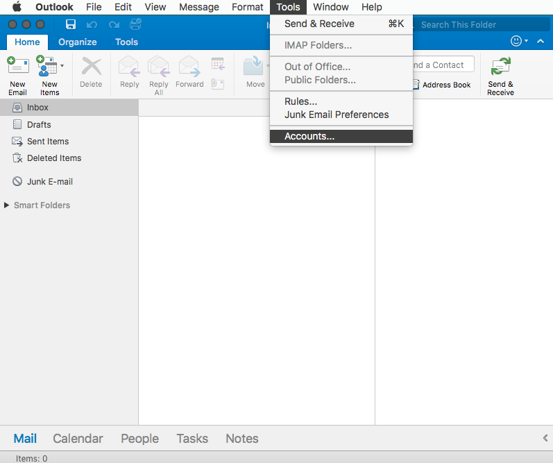 outlook for mac 2016 mail and calendar icons